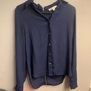 Dark Blue Dress Shirt